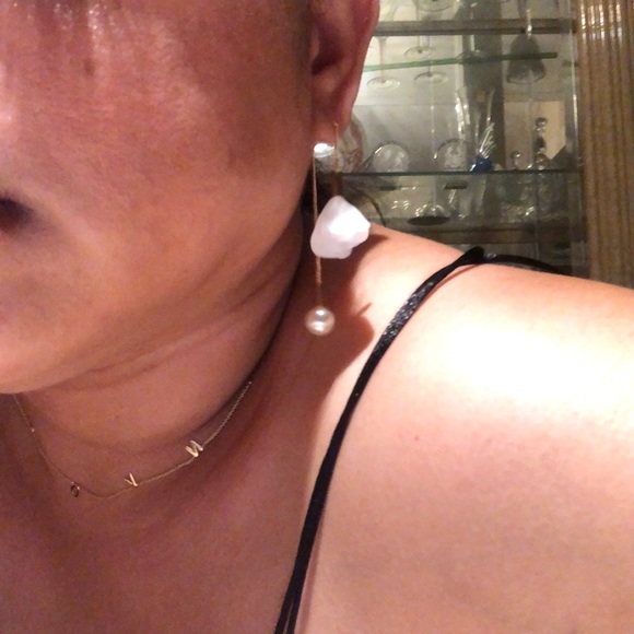 Flower Drop Long Chain Dangle Earrings (as… - Picture 10 of 16